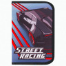 Пенал BRAUBERG, 1 отделение, 2 откидные планки, полиэстер, 21х14 см, "Street racing", 270314 по низкой цене оптом 