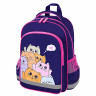 Рюкзак ПИФАГОР SCHOOL, 1 отделение, 3 кармана, "Cat greetings", 38x28х14 см, 272087 по низкой цене оптом 