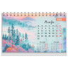 Календарь-домик настольный на гребне, 2026 г., BRAUBERG, 160х110 мм, 6 листов, "Природа", 117298 по низкой цене оптом 
