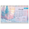 Календарь-домик настольный на гребне, 2026 г., BRAUBERG, 160х110 мм, 6 листов, "Природа", 117298 по низкой цене оптом 