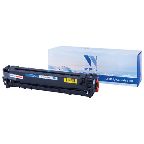 Картридж лазерный NV PRINT (NV-CF211A/731C) для HP M251nw / M276nw / CANON LBP-7110Cw, голубой, ресурс 1800 страниц по низкой цене оптом 