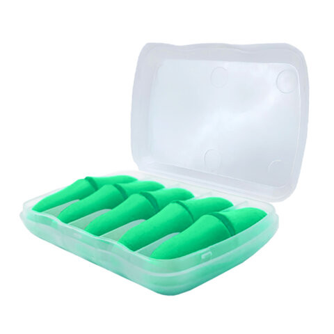 Беруши одноразовые пенополиуретановые без шнурка, КОМПЛЕКТ 5 пар в контейнере, SNR 43 дБ, RABBITEX, 671319 по низкой цене оптом Беруши одноразовые пенополиуретановые без шнурка, КОМПЛЕКТ 5 пар в контейнере, SNR 43 дБ, RABBITEX, 671319 по низкой цене оптом