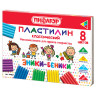 Пластилин классический ПИФАГОР "ЭНИКИ-БЕНИКИ", 8 цветов, 120 г, со стеком, картонная упаковка, 104821 по низкой цене оптом 