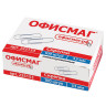Скрепки ОФИСМАГ, 33 мм, никелированные, 100 шт., в картонной коробке, 225153 по низкой цене оптом 