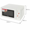 Микроволновая печь SONNEN MW2070B-6MW, 20 л, 700 Вт, таймер, механическое управление, белая, 454651 по низкой цене оптом 