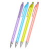 Ручка шариковая автоматическая BRAUBERG Stripes Pastel, СИНЯЯ, корпус ассорти, пишущий узел 0,5 мм, линия письма 0,3 мм, 144220 по низкой цене оптом 