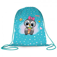 Мешок для обуви ПИФАГОР, 1 отделение, 42х34 см, "Smart penguin", 271602