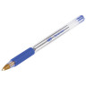 Ручка шариковая с грипом BIC "Cristal Grip", СИНЯЯ, корпус прозрачный, узел 1 мм, линия письма 0,32 мм, 889985 по низкой цене оптом 