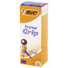 Ручка шариковая с грипом BIC "Cristal Grip", СИНЯЯ, корпус прозрачный, узел 1 мм, линия письма 0,32 мм, 889985 по низкой цене оптом 