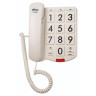 Телефон RITMIX RT-520 ivory, быстрый набор 3 номеров, световая индикация звонка, крупные кнопки, слоновая кость, 15118355 по низкой цене оптом 