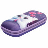 Пенал ЮНЛАНДИЯ, 1 отделение, 1 откидная планка, карман, EVA покрытие soft touch, 22х10х5 см, Cute cat, 273184 по низкой цене оптом 