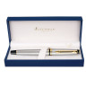 Ручка подарочная перьевая WATERMAN "Expert 3 Stainless Steel GT", серебристый корпус, позолоченные детали, синяя, S0951940 по низкой цене оптом Краснодар, Москва, Уфа, Казань, Барнаул, Владивосток, Хабаровск, Сахалин, Красноярск, Екатеренбург, 