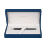 Ручка подарочная шариковая WATERMAN "Hemisphere Matt Black CT", черный матовый лак, хромированные детали, синяя, S0920870 по низкой цене оптом Краснодар, Москва, Уфа, Казань, Барнаул, Владивосток, Хабаровск, Сахалин, Красноярск, Екатеренбург, 