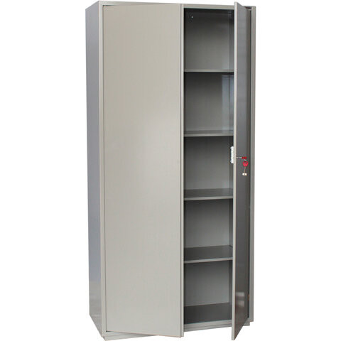 Шкаф металлический для документов BRABIX "KBS-10", 1803х880х390 мм, 77 кг, 2 отделения, сварной, 291159 по низкой цене оптом 