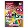 Картон цветной А4 МЕЛОВАННЫЙ ВОЛШЕБНЫЙ 10 листов, 10 цветов, кросс-серия "МОНСТРИКИ", 200х290 мм, BRAUBERG, 116992 по низкой цене оптом 