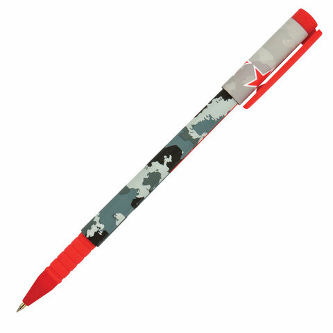 Ручка шариковая BRUNO VISCONTI FunWrite, СИНЯЯ, "Military blue", узел 0,5 мм, линия письма 0,3 мм, 20-0212/17 по низкой цене оптом Краснодар, Москва, Уфа, Казань, Барнаул, Владивосток, Хабаровск, Сахалин, Красноярск, Екатеренбург, 