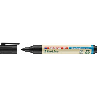 Маркер для флипчартов edding 31 EcoLine Cap-off, круглый наконечник, 1.5-3 мм Черный