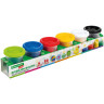 Пластилин-тесто для лепки BRAUBERG KIDS, 6 цветов, 300г, яркие классические цвета, крышки - штампики, 106718, TA1009V по низкой цене оптом 