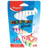 Фломастеры MAPED (Франция) "Color'Peps Brush" 10 цветов, наконечник-кисть, суперсмываемые, 848010 по низкой цене оптом 