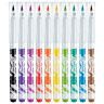 Фломастеры MAPED (Франция) "Color'Peps Brush" 10 цветов, наконечник-кисть, суперсмываемые, 848010 по низкой цене оптом 