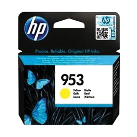 Картридж струйный HP (F6U14AE) Officejet Pro 8710/8210, №953, желтый, ресурс 700 стр., оригинальный по низкой цене оптом 
