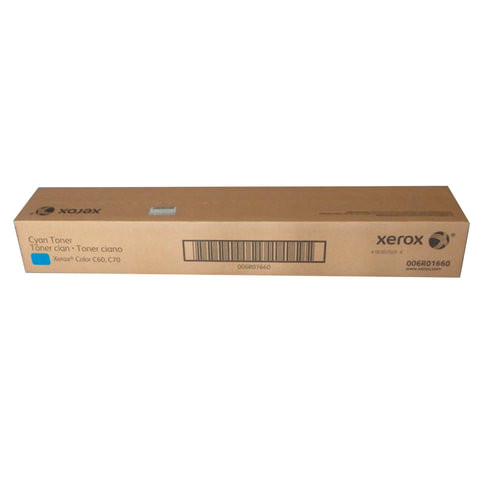Тонер XEROX (006R01660) Color C60/C70, цвет голубой, ресурс 34000 страниц, оригинальный по низкой цене оптом 