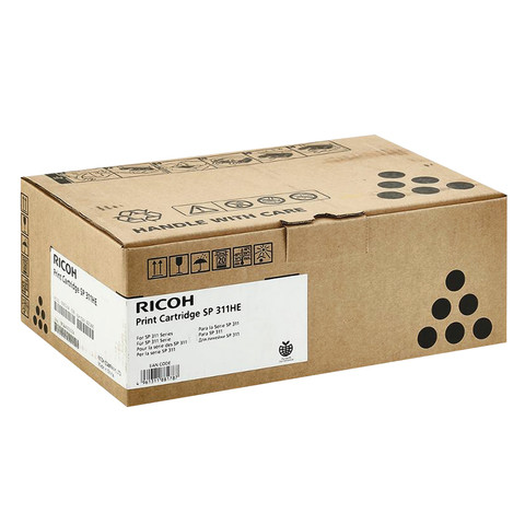 Картридж лазерный RICOH (SP 311UHE) SP 311/SP325, черный, оригинальный, увеличенный ресурс 6400 страниц, 821242 по низкой цене оптом 