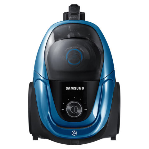 Пылесос SAMSUNG VC18M3120VU/EV с контейнером "циклон", 1800Вт, мощность всасывания 380Вт, голубой по низкой цене оптом 