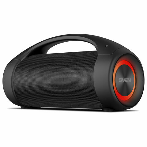 Колонка портативная SVEN PS-370, 2.0, 40 Вт, Bluetooth, FM, USB, microSD, черная, SV-, SV-020408 по низкой цене оптом Краснодар, Москва, Уфа, Казань, Барнаул, Владивосток, Хабаровск, Сахалин, Красноярск, Екатеренбург, 