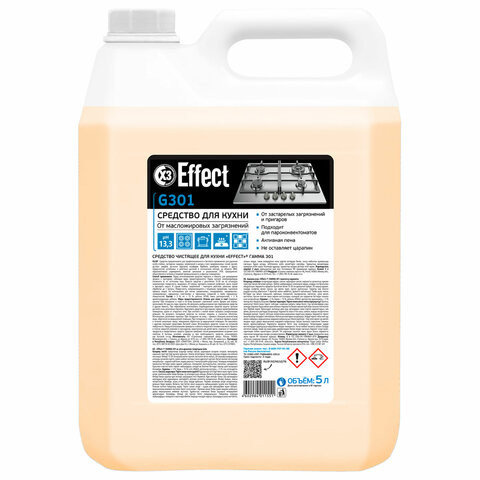 Средство для кухни 5 кг, EFFECT "Gamma 301", для применения во флаконах с триггером, 25680 по низкой цене оптом 