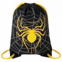 Мешок для обуви BRAUBERG PREMIUM, карман, подкладка, светоотражайка, 43х33 см, "Venomous spider", 271624