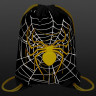 Мешок для обуви BRAUBERG PREMIUM, карман, подкладка, светоотражайка, 43х33 см, "Venomous spider", 271624 по низкой цене оптом Краснодар, Москва, Уфа, Казань, Барнаул, Владивосток, Хабаровск, Сахалин, Красноярск, Екатеренбург, 