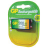 Батарейка аккумуляторная GP, Крона (20R8H, 6F22), Ni-Mh, 200 mAh, 1 шт., в блистере, 20R8H-2CRU1 по низкой цене оптом 