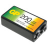 Батарейка аккумуляторная GP, Крона (20R8H, 6F22), Ni-Mh, 200 mAh, 1 шт., в блистере, 20R8H-2CRU1 по низкой цене оптом 