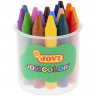 Восковые мелки утолщенные JOVI (Испания), 16 цветов, детские от 3 лет, пластиковый стакан, точилка, 980/16 по низкой цене оптом 