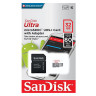 Карта памяти microSDHC, 32 GB, SANDISK Ultra UHS-I U1, 80 Мб/сек (class 10), адаптер, QUNS-032G-GN3MA по низкой цене оптом 
