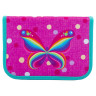 Пенал TIGER FAMILY 1 отделение, 1 откидная планка, ткань, "Rainbow Butterfly", 20х14х4 см, 228885, TGNQ-008C1E по низкой цене оптом 
