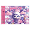 Альбом д/рис. А4 40л., спираль, металлизация+выб.лак, HTB, 198х300мм, Котики-зефирки (4 вид),40А4мтлВсп по низкой цене оптом 