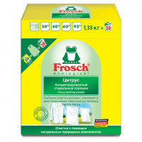 Стиральный порошок 1,35 кг FROSCH "Цитрус" (Германия), концентрат, ЭКО, 1404497