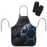 Фартук с нарукавниками ЮНЛАНДИЯ, 45х54 см, "Soccer ball", 271044 по низкой цене оптом 