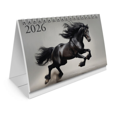 Календарь-домик настольный на гребне с бегунком, 2026г, BRAUBERG, 160х105мм, Символ года, 117268 по низкой цене оптом 