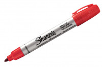 Маркер перманентный "Sharpie MTL SM", красный, пулевидный, 2,5мм