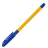 Ручка шариковая с грипом STAFF "Basic BP-14 Orange", СИНЯЯ, узел 0,7 мм, линия письма 0,35 мм, 143747 по низкой цене оптом 