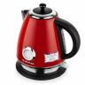 Чайник с термометром BRAYER BR1007RD, 1,7 л, 2200 Вт, закрытый нагревательный элемент, сталь, красный по низкой цене оптом Краснодар, Москва, Уфа, Казань, Барнаул, Владивосток, Хабаровск, Сахалин, Красноярск, Екатеренбург, 