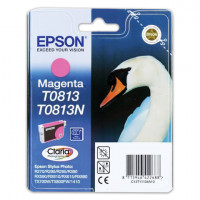 Картридж струйный EPSON (C13T11134A10) Stylus TX650/T50/R270/R390/RX590, пурпурный, оригинальный