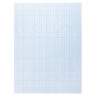 Бумага масштабно-координатная (миллиметровая) ПЛОТНАЯ папка А3 голубая 20 листов 80 г/м2, STAFF, 113487