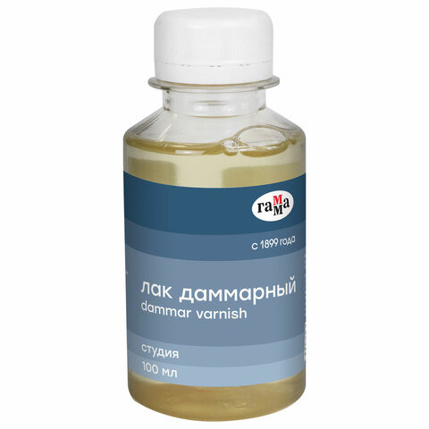 Лак даммарный ГАММА "Студия", в банке, 100 мл, 261018_15 по низкой цене оптом 