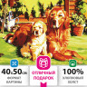 Картина по номерам 40х50 см, ОСТРОВ СОКРОВИЩ "Лабрадоры", на подрамнике, акриловые краски, 3 кисти, 662469 по низкой цене оптом 