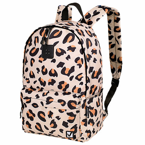 Рюкзак BRAUBERG POSITIVE универсальный, карман-антивор, "Wild spots", 42х28х14 см, 271685 по низкой цене оптом 
