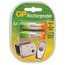 Батарейки аккумуляторные GP, АА, Ni-Mh, 1800 mAh, КОМПЛЕКТ 2 шт., блистер, 180AAHC-2DECRC2 по низкой цене оптом 